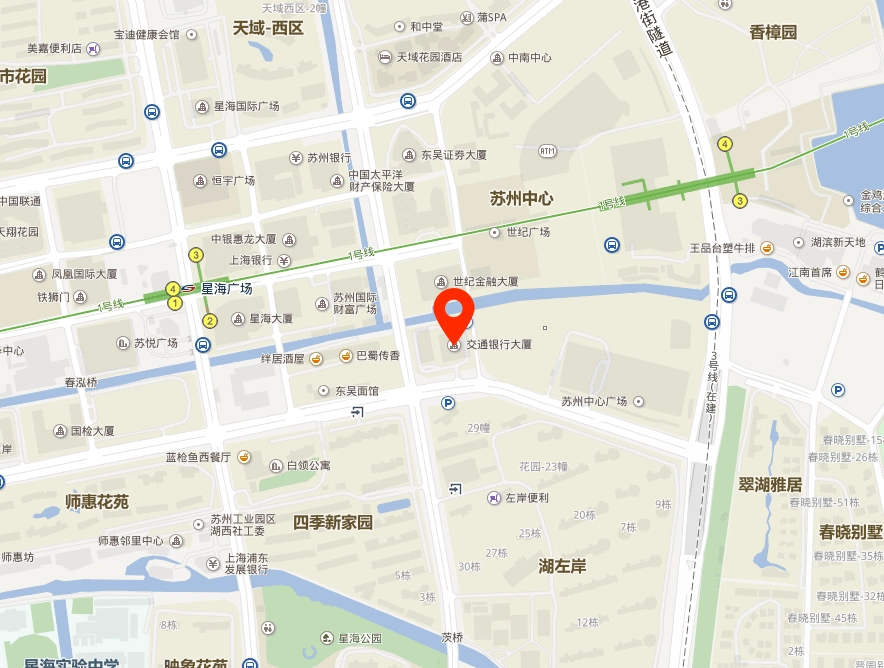 交银大厦（交通银行大厦）地图位置